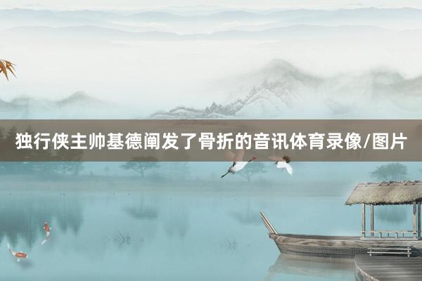 独行侠主帅基德阐发了骨折的音讯体育录像/图片