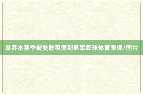 桑乔本赛季被曼联租赁到蓝军踢球体育录像/图片