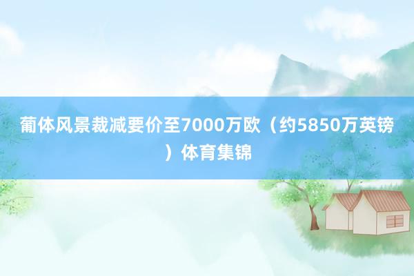 葡体风景裁减要价至7000万欧（约5850万英镑）体育集锦