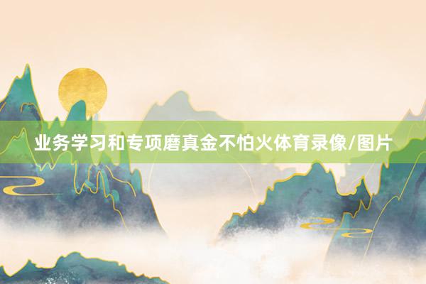 业务学习和专项磨真金不怕火体育录像/图片