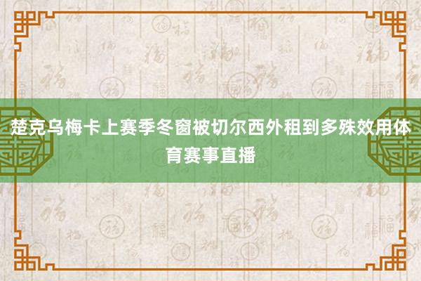 楚克乌梅卡上赛季冬窗被切尔西外租到多殊效用体育赛事直播