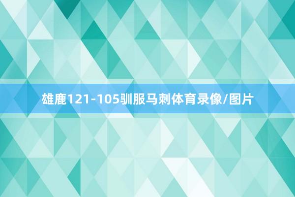 雄鹿121-105驯服马刺体育录像/图片