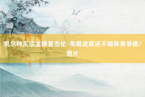凯尔特东谈主球星杰伦-布朗进展还不错体育录像/图片