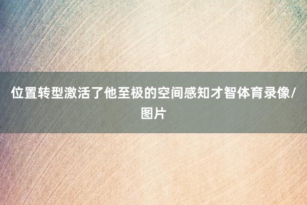 位置转型激活了他至极的空间感知才智体育录像/图片