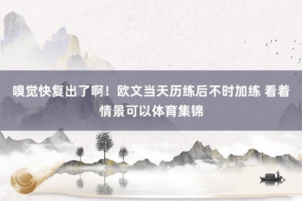 嗅觉快复出了啊！欧文当天历练后不时加练 看着情景可以体育集锦