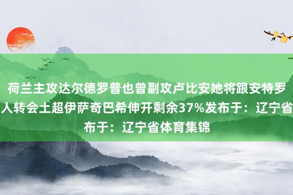 荷兰主攻达尔德罗普也曾副攻卢比安她将跟安特罗波娃一王人转会土超伊萨奇巴希伸开剩余37%发布于:辽宁省体育集锦