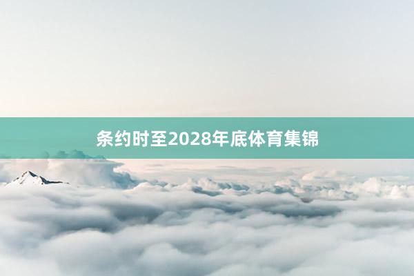 条约时至2028年底体育集锦