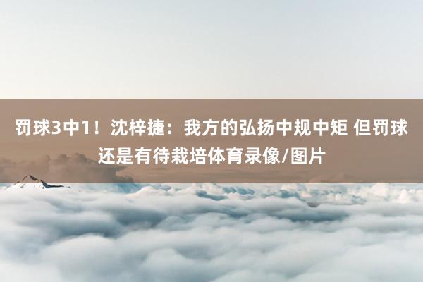 罚球3中1!沈梓捷:我方的弘扬中规中矩 但罚球还是有待栽培体育录像/图片